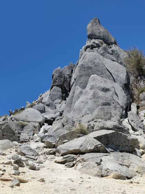 地蔵岳オベリスクアップの写真