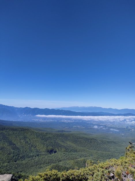 山頂からの空の景色