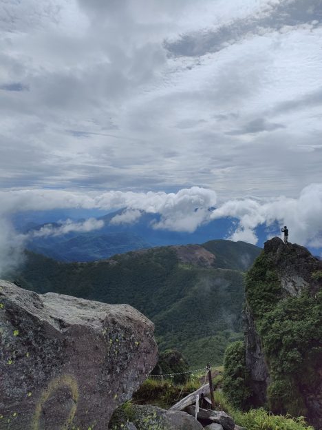 山頂からの景色