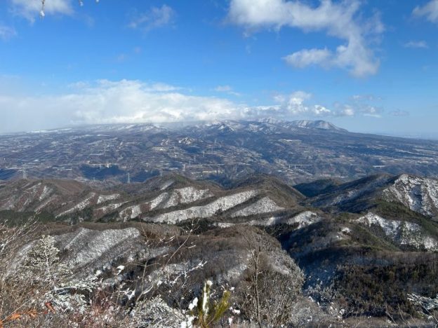 登山途中からの景色