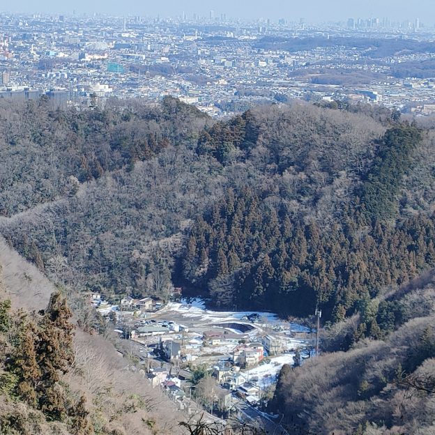 山頂付近からの街並み風景