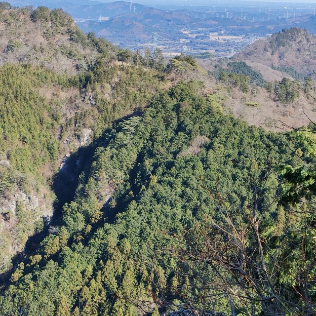 登山道からの景色